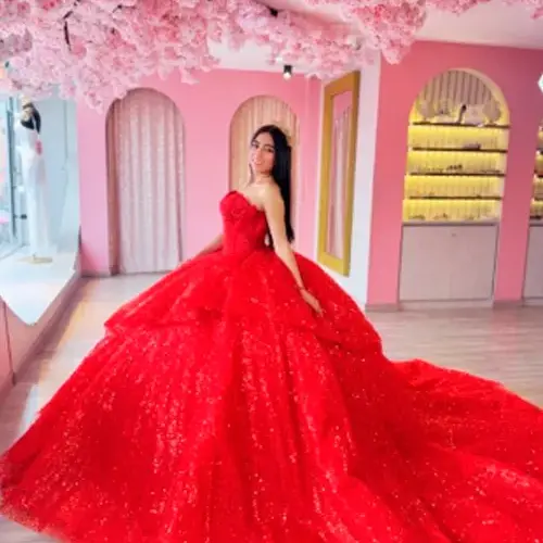 Imagen de Vestido de Quinceañera Rojo